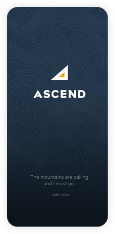 Ascend home screen